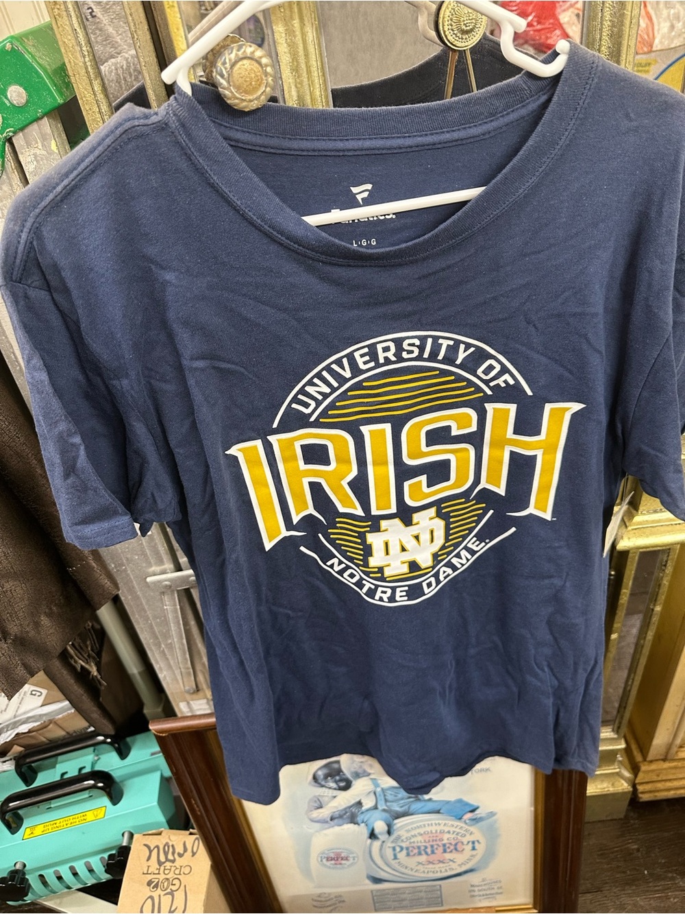 Fanatics Navy Notre Dame IRISH Short-Sleeve Graphic Tee